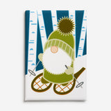 Snowshoe Gnome Magnet by Cindy Lindgren