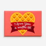 Waffle Love Magnet by Cindy Lindgren
