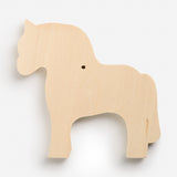 Fjord Horse Ornament by Mike Lusk