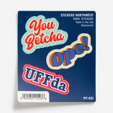 Midwest Phrases Mini Trio Stickers
