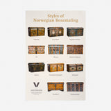 Vesterheim Norwegian Rosemaling Styles Poster
