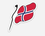 Norway Flag Vinyl Sticker