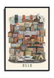 Oslo Poster by Martin Schwartz