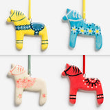 Assorted Dala Horse Ornament by Sue Flanders