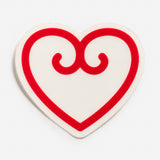 Scandinavian Heart Sticker