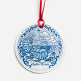 2025 Icons of Scandinavia Holiday Ornament – Nordic Trunk with Rosemaling