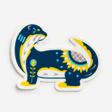 Dala Otter Sticker by Cindy Lindgren