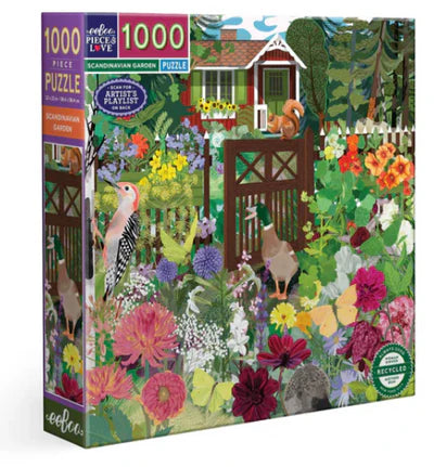 Scandinavian Garden 1,000-piece Puzzle by Cecilia Pettersson