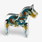 Rosemaling Dala Horse by Tara Austin