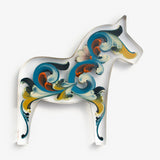 Rosemaling Dala Horse by Tara Austin