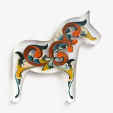 Rosemaling Dala Horse by Tara Austin