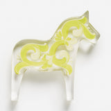Small Rosemaling Dala Horse by Tara Austin