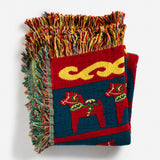 Dala Horse Tapestry Throw