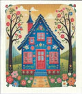 Little Blue House Dishcloth