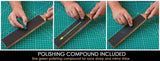 LS6P1 - Dual-Sided Leather Strop Knife Sharpener for Tools