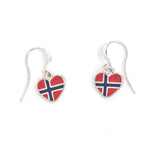 Norway Flag Earrings