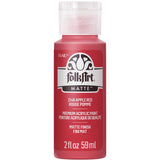 Folkart Acrylic Colors Matte - Apple Red 2 oz.