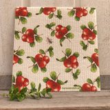 Lingonberries Swedish Dishcloth