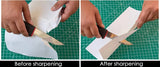 LS1P1 - Dual-Sided Leather Paddle Razor Strop with P1