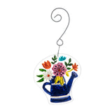 Watering Can Glass Ornament