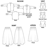 Folkwear Norwegian Bunad #147 Sewing Pattern