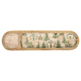 Gilded Tree Two-Sectioned Tray