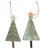 Felted Tree Ornaments