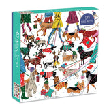 Winter Dogs 500 Piece Puzzle by Louise Cunningham