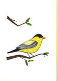 American Goldfinch Card by Iconic Quilling