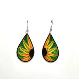 Sunflower Earrings by Iconic Quilling