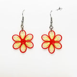 Flower Earrings by Iconic Quilling