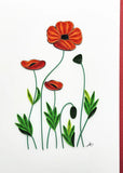 Poppy Card by Iconic Quilling