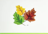 Fall Leaves Card by Iconic Quilling