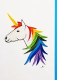 Unicorn Card by Iconic Quilling