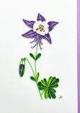 Columbine Card by Iconic Quilling