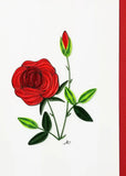 Rose Card by Iconic Quilling