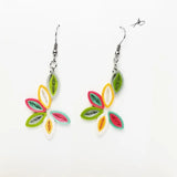 Spring Flower Earrings by Iconic Quilling
