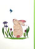 Pink Rabbit Card by Iconic Quilling