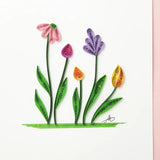Wild Flowers Card by Iconic Quiling