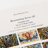 Rosemaling Card Set Series III by Jan Norsetter