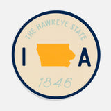 Iowa Circle Est. Sticker by Stickers Northwest