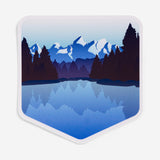 Mountain Reflection Sticker