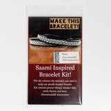 Saami Inspired Bracelet Kit - Black Leather