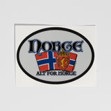 Alt for Norge Oval Decal