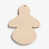 Small Girl Wooden Ornament