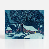 Vesterheim Collection Card Set 2021 Winter Night, 1920s by Oscar Erickson
