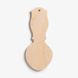 Crown Spoon Wooden Ornament