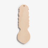 Scalloped Spoon Wooden Ornament