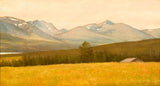 Giclée Print from Vesterheim's Collections - Rondane Mountains by Georg Stromdal 20" x 37"