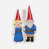 American Gothic Gnomes Premium Sticker